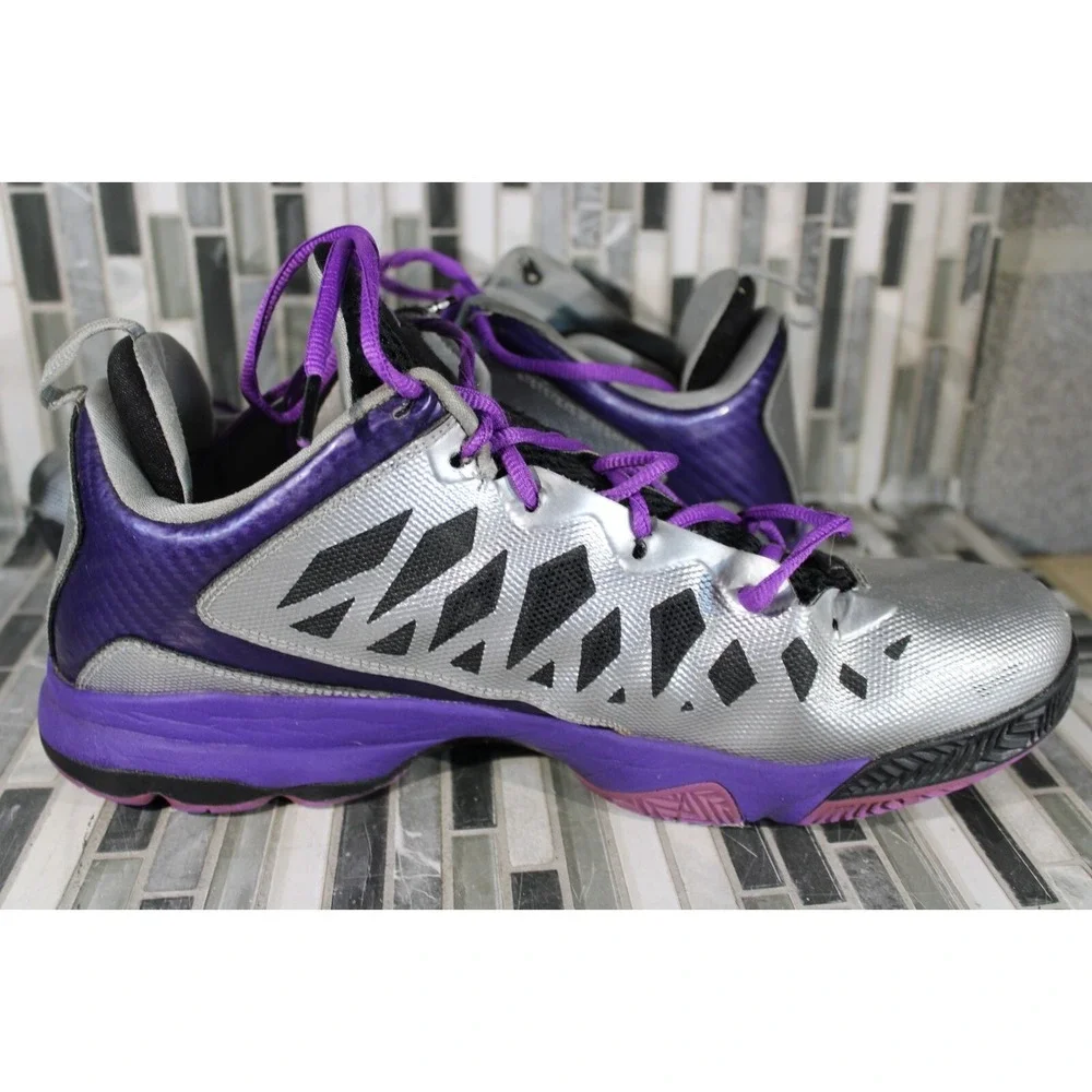 Nike Air‎ Jordan Chris Paul VI 6, 535807-005, Silver Purple Black, Mens Size 12